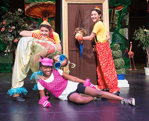 Concord Academy Summer Camp offers arts specialty camps designed for creative campers, providing imaginative experiences such as theatre, dance, woodshop, visual arts, musical theatre, and jazz, with full-day sessions including snacks, lunch, and optional afternoon activities.