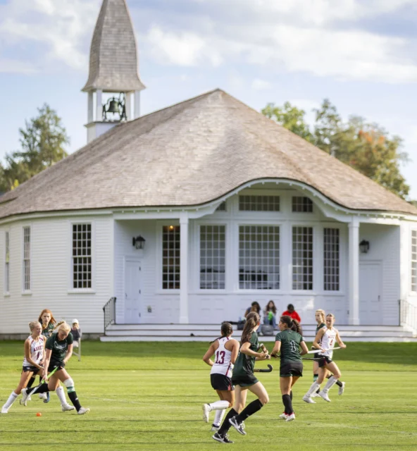 Girls field hockey plays Portsmouth Abbey School on the Main Campus on September 17, 2025.